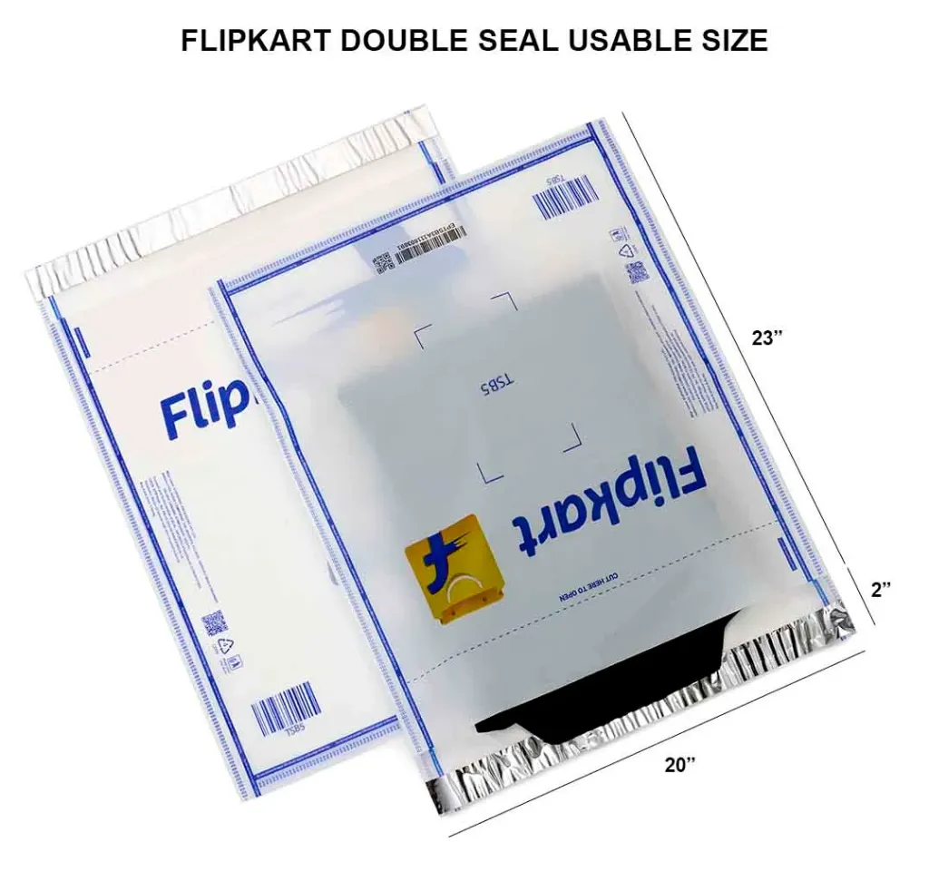 Flipkart Transparent Barcode Packaging Non Pod (TSB5)-20X23