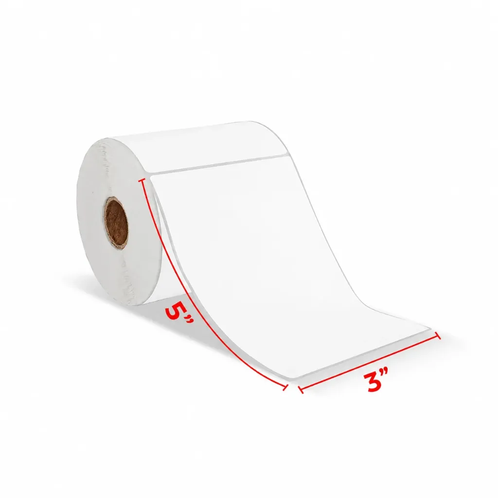 Direct Thermal Label Roll (75mmx125mm-500Label)